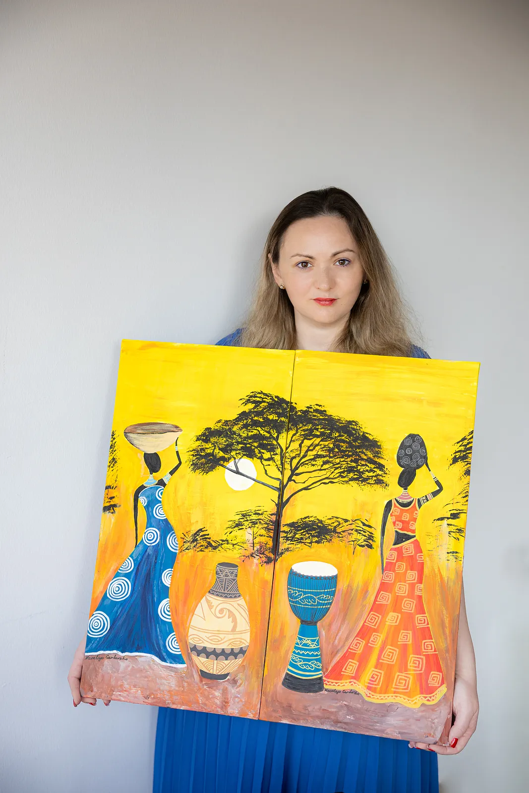 Image of photo-17 by Nataliya Garbovska, made of Acrylic, Painting medium, part of the Africa series Photo 2 of 2.
